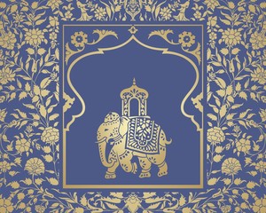 Fototapeta na wymiar Elephant, festival , Jaipur, Royal Rajasthan, India, Asia 