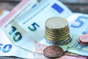 Euro Money. euro cash background. Euro Money Banknotes