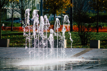 fountain in the street