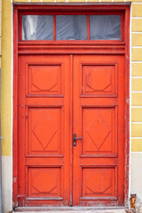 Obraz na płótnie Canvas Tallinn decorated doors