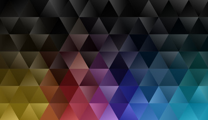 Obraz premium Abstract Low-Poly background. triangulated texture. Design 3d. Polygonal geometrical pattern. Triangular modern style