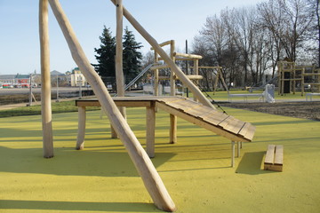  Playground for sports and games in the city.