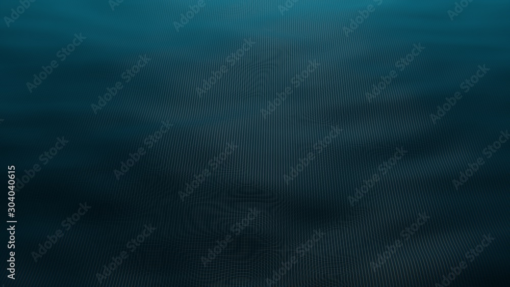 Poster dark abstract blue technology particle bokeh background