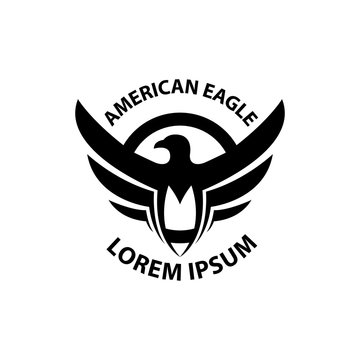 american eagle logo vector image