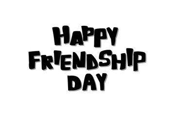 Vector calligraphy illustration isolated on white background