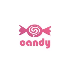 Candy logo simple food and drink
