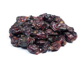 Heap of dried rose hips