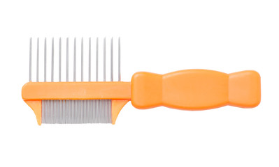 Pet comb isolated
