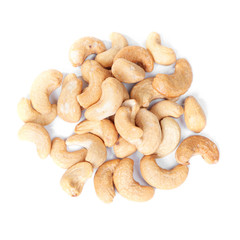 Heap of cashew nuts