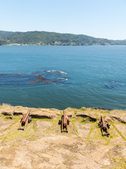 The Fog Fort is one of the fortifications of the Valdivia fort system of the 17th century in the estuary of the Valdivia River.