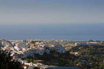 Fototapeta na wymiar Frigiliana, Andalucian white village on Costa del Sol, Spain