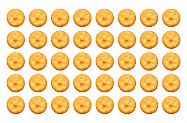 Fototapeta premium Salty biscuits crackers