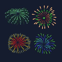 Colorful Fireworks Set