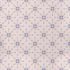 Pattern Abstract Vintage Geometric Line Plant Leaf © Julia Dreams