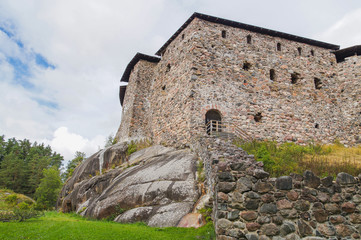 Fototapeta na wymiar Raseborg Castle, Raseborgs slott, Raaseporin linna, Finlandia
