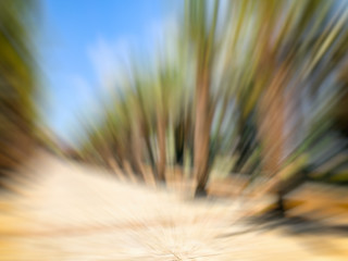 Abstract motion blur effect background. Shot on long exposure