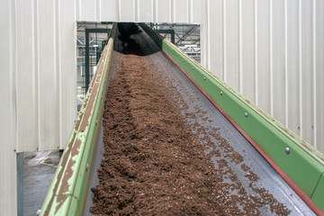 conveyor, peat substrate filling line