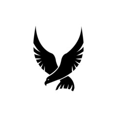 Eagle icon vector - illustration