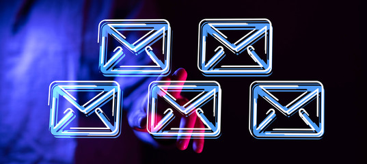 Mail Communication Connection message to mailing