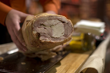 fresh meat roll from bozhenin