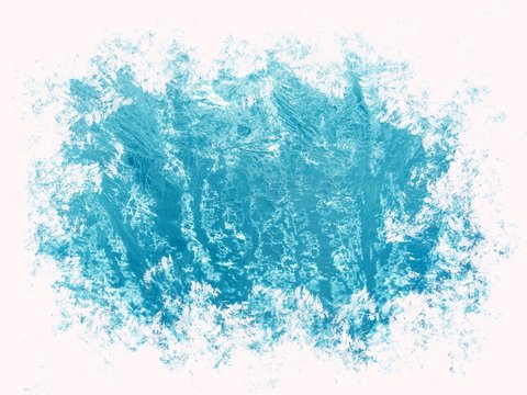 Ice on a window, background  	