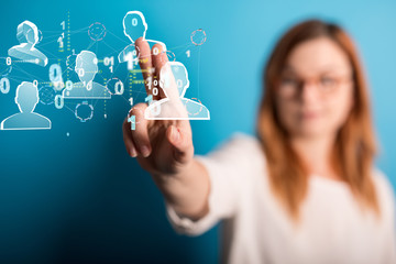 social network and leadership as concept.You need resource