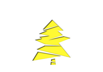 Fototapeta premium Christmas tree illustration. クリスマスツリーのイラスト