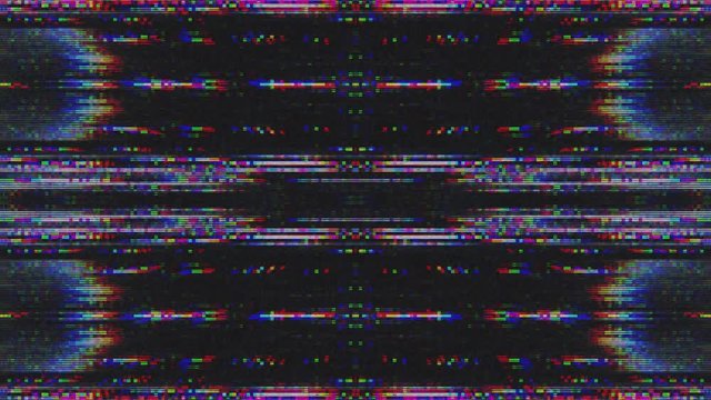 Abstract Symmetry and Reflection Digital Pixel Noise Glitch Background