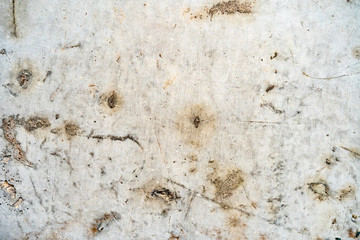 Dirty old rusty grunge white metal background