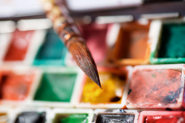 Watercolorist tools view
