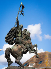 Statue of William the Conqueror, Falaise, Normandy, France