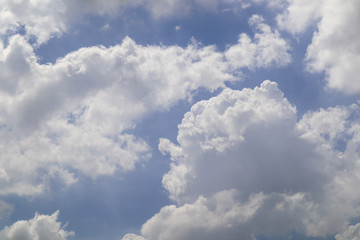 Blue sky and white clouds clouds.