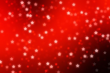 Stars background bokeh christmas decoration, space symbol.