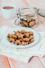 Christmas Star Ginger And Cinnamon Biscuits
