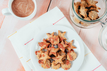 Christmas Star Ginger And Cinnamon Biscuits