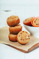 Vanilla Cupcakes With Fruit Puree