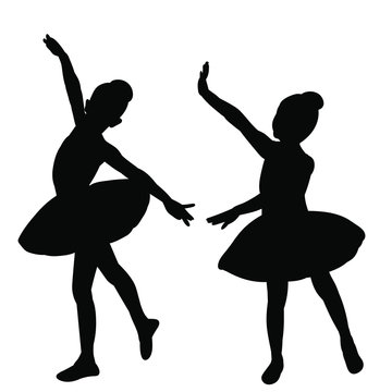 child; silhouette; dancer; friends; girl; ballet; dance; joy; outline; youngling; kid; happy; ballerina; small; little; party; s; clothes; shoes; tot; kiddy; fashion; vogue; model; offspring; step