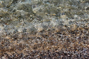 coastal waves and sand