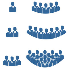 people icon vector design symbol