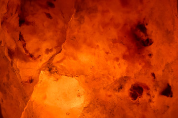 pink salt illuminated texture light orange warm detail