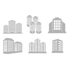 buildings icon vector design symbol