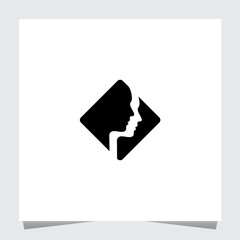 Double Face Logo Inspirations Template