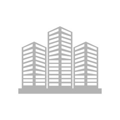 Obraz premium buildings icon vector design symbol