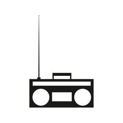 Fototapeta premium Funky vintage ghetto blaster boom box radio