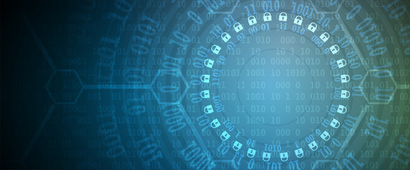 Obraz premium Cybersecurity and information or network protection. Future technology web services for business and internet project