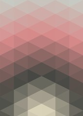 Fototapeta premium gray Color Abstract trianglify Generative Art background illustration