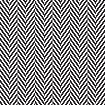 black and white seamless pattern with zig zag