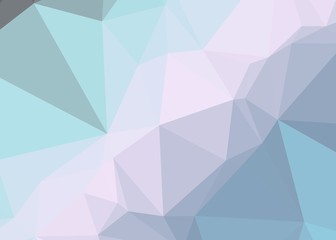 Rainbow Color Abstract trianglify Generative Art background illustration