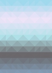 Rainbow Color Abstract trianglify Generative Art background illustration