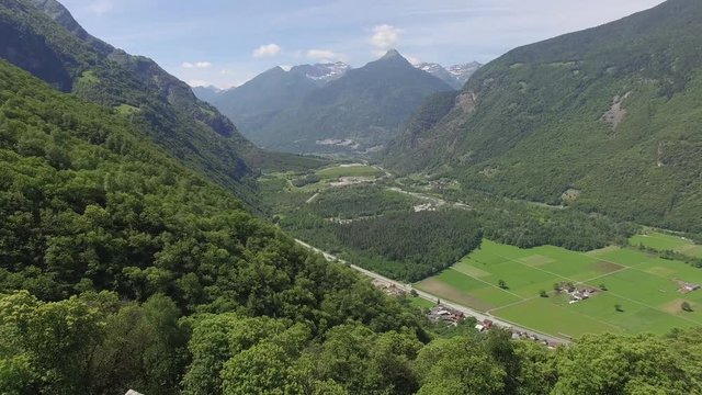 Val Di Blenio, Switzerland. Amazing drone footage of a valley in the Swiss Alps region of Val Di Blenio.
